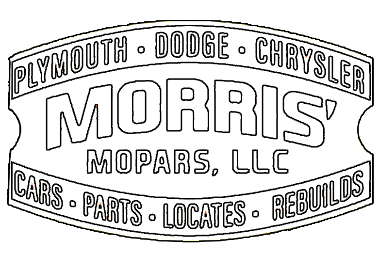 Morris' Mopars LLC white logo